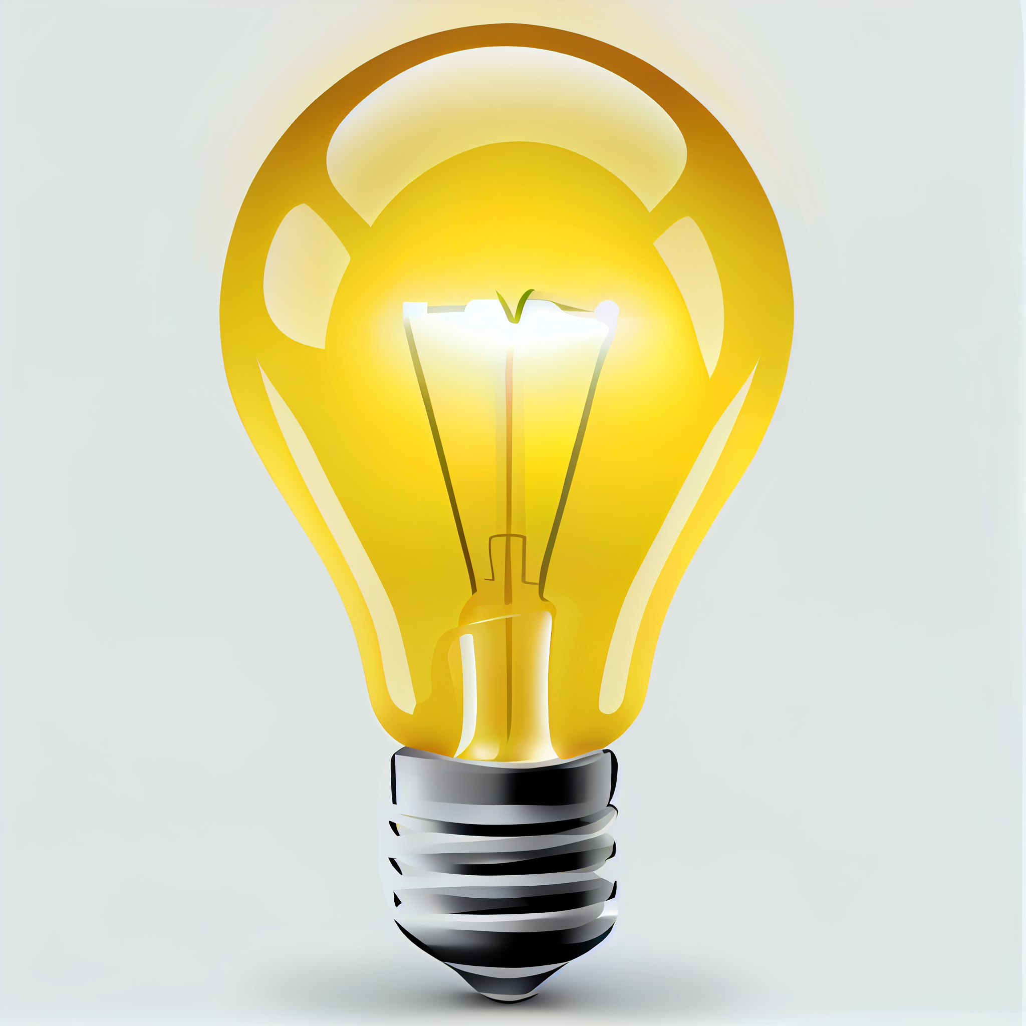 lightbulb clipart modern - Clip Art Library