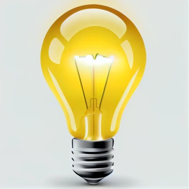 lightbulb clipart modern