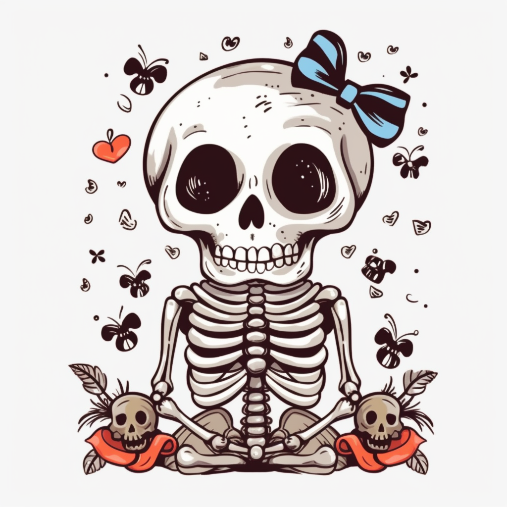 halloween skeleton clipart