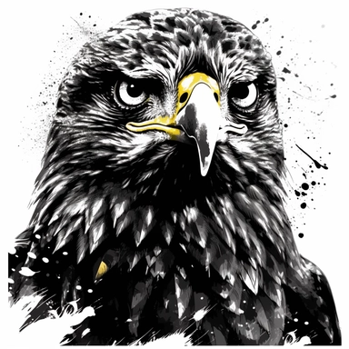 hawk head over american flag for personal use svg clipart free, in the style of aaron siskind, david yarrow, graphic black and white, multiple patterns, cut/ripped, roger deakins, stencil-based