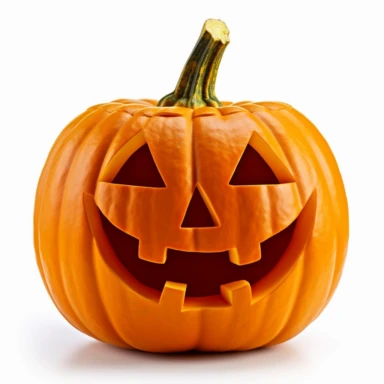 clipart of jack-o-lanterns on white background, clearly defined separate image, high quality--ar3:4-no mockups, watermarks, numbers, writing, letters--q2--v5.1--s1000