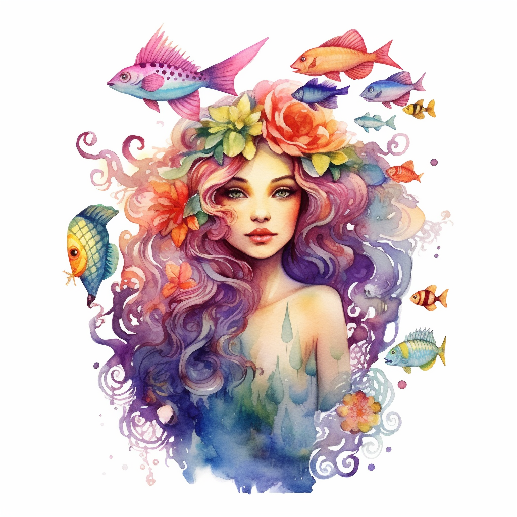 colorful fish cliparts
