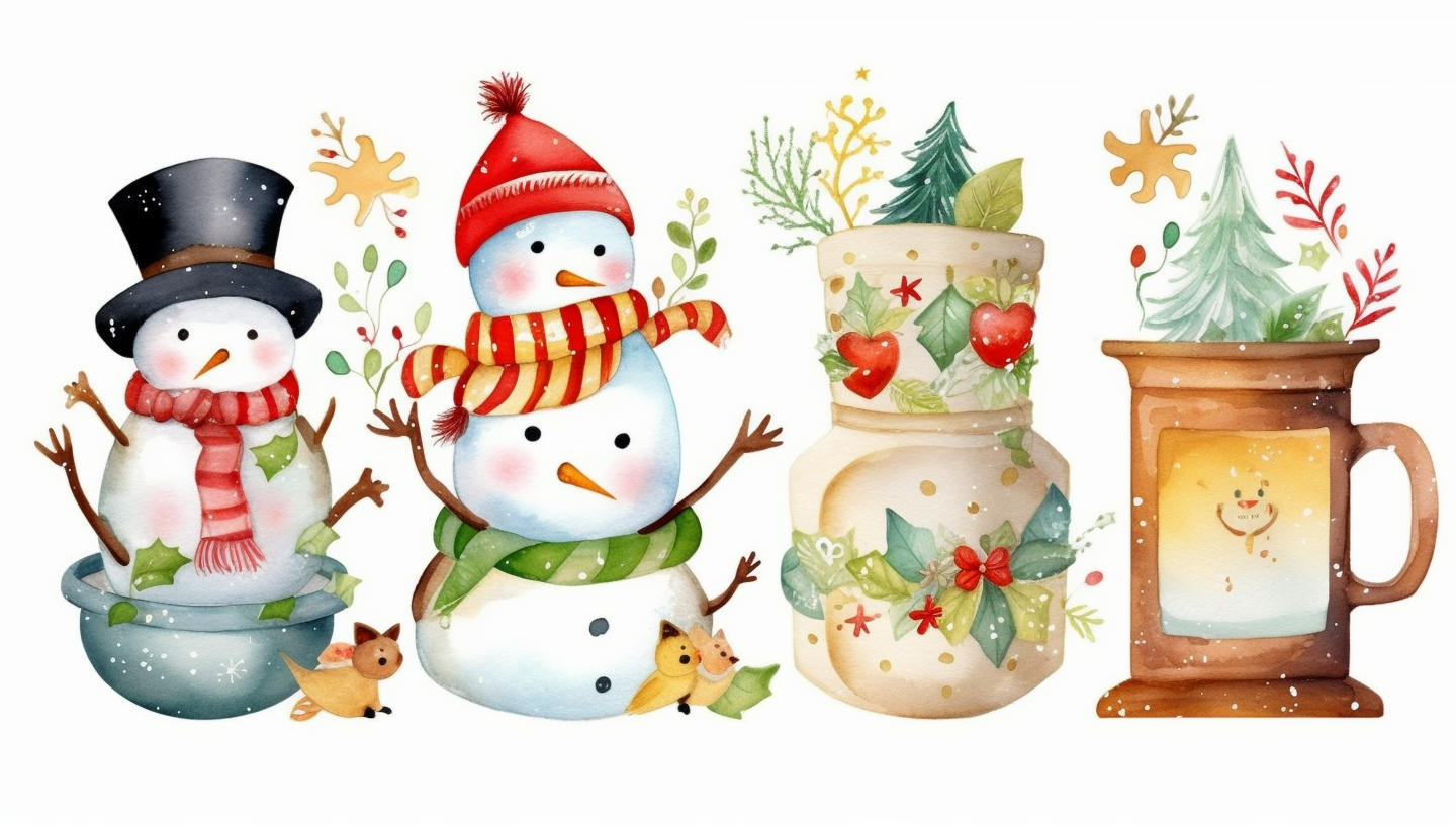 happy holidays cliparts
