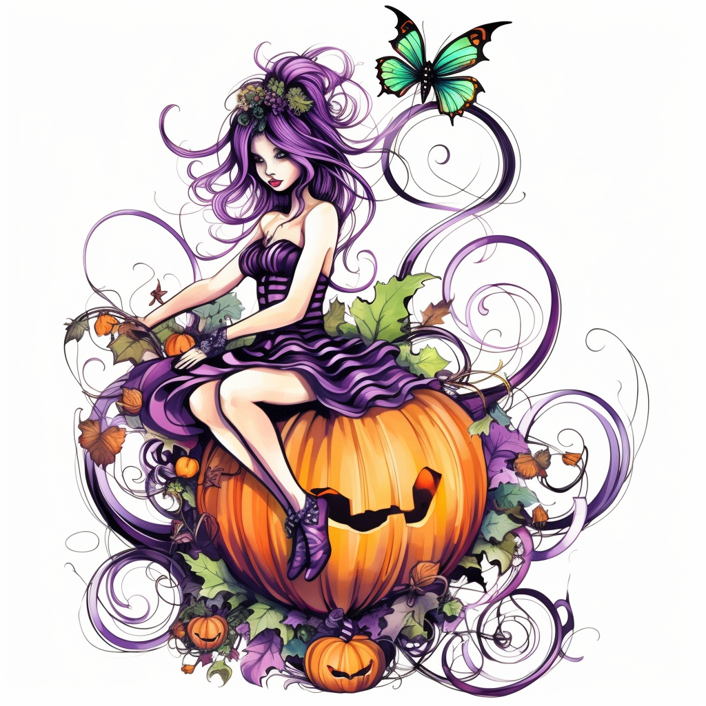green pumpkin cliparts