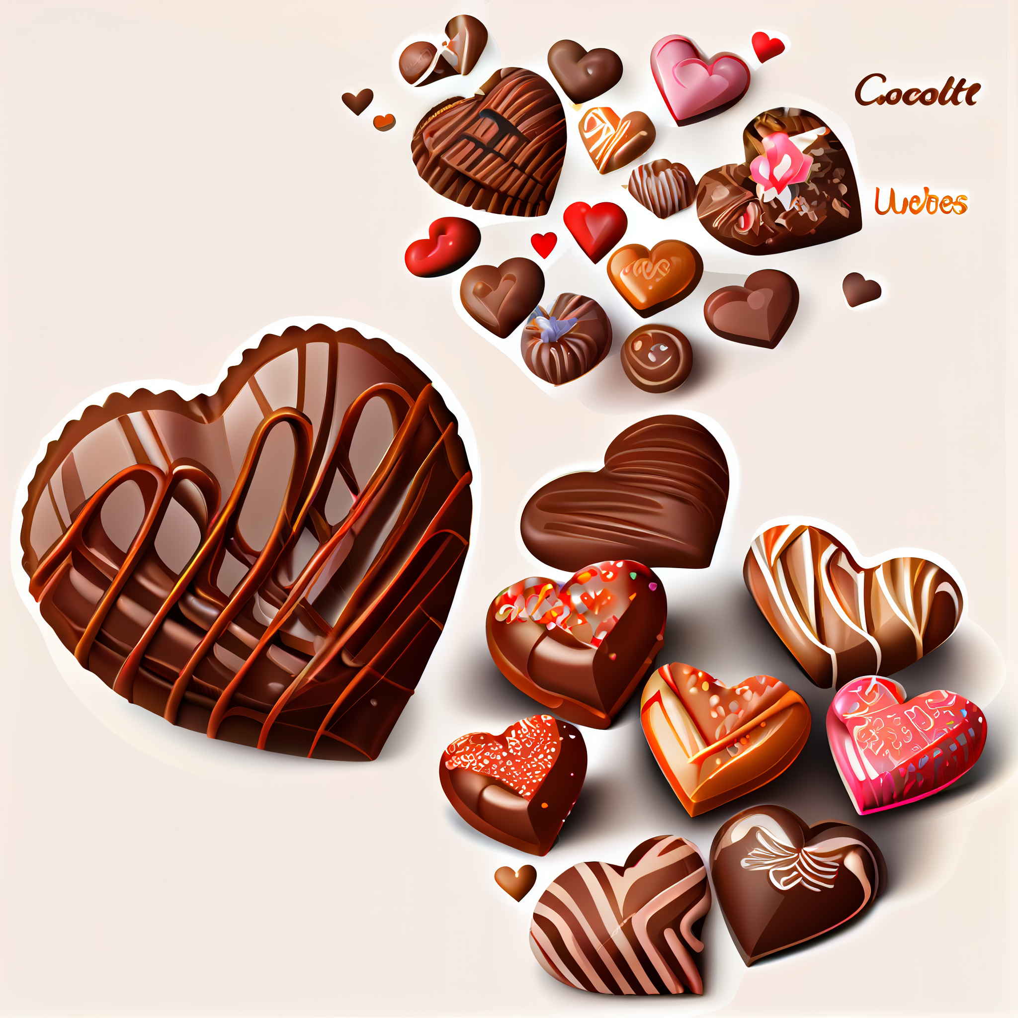 candy hearts cliparts