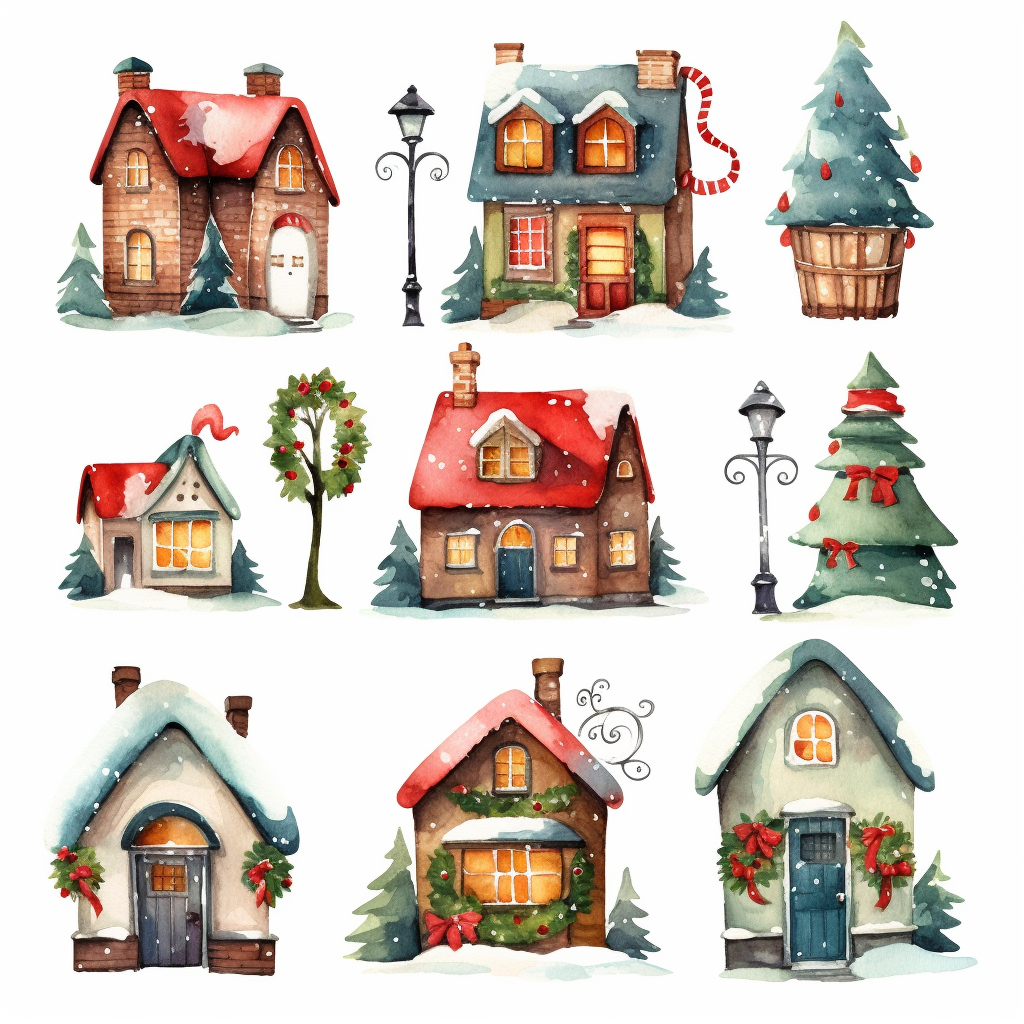 cartoon christmas clipart