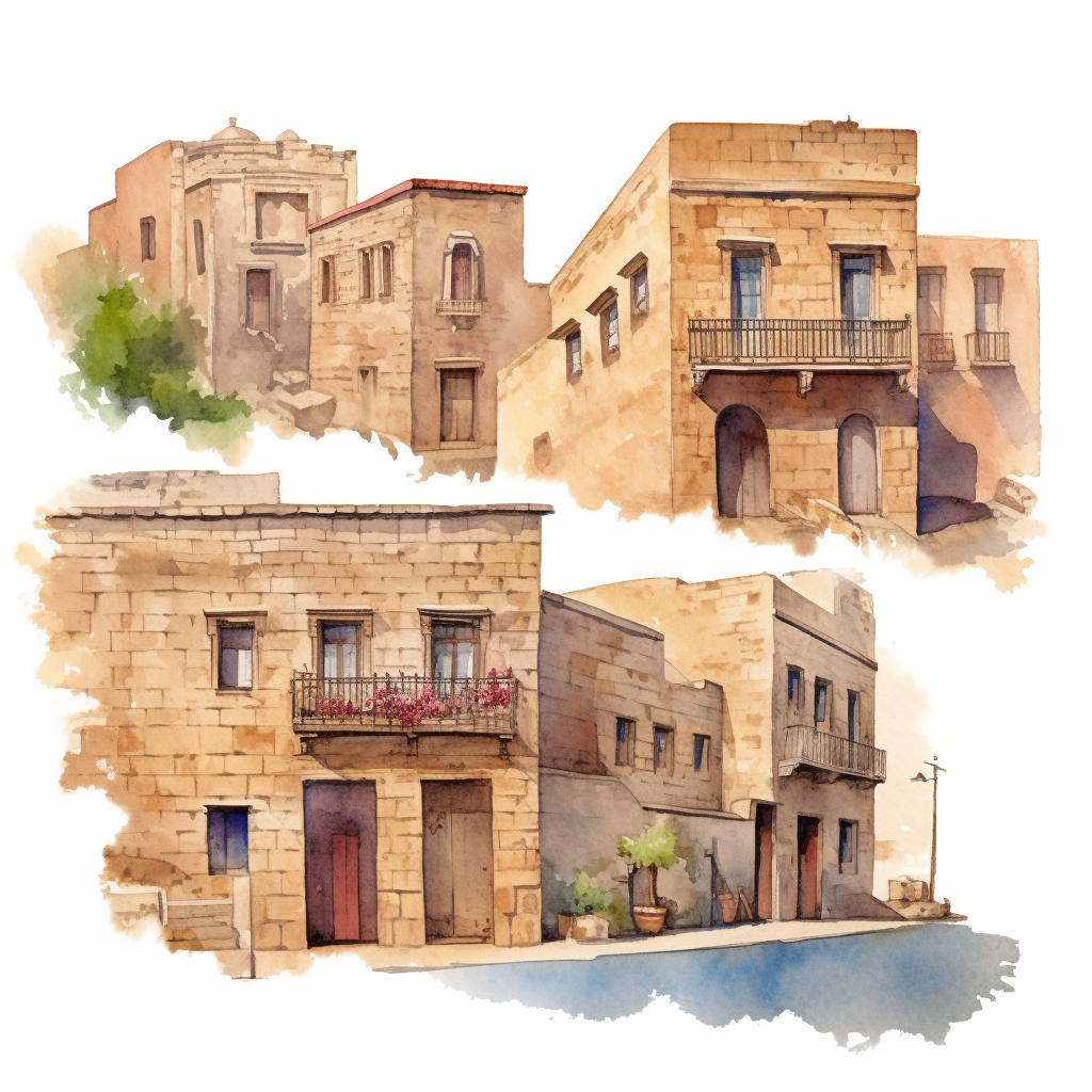 historic houses cliparts