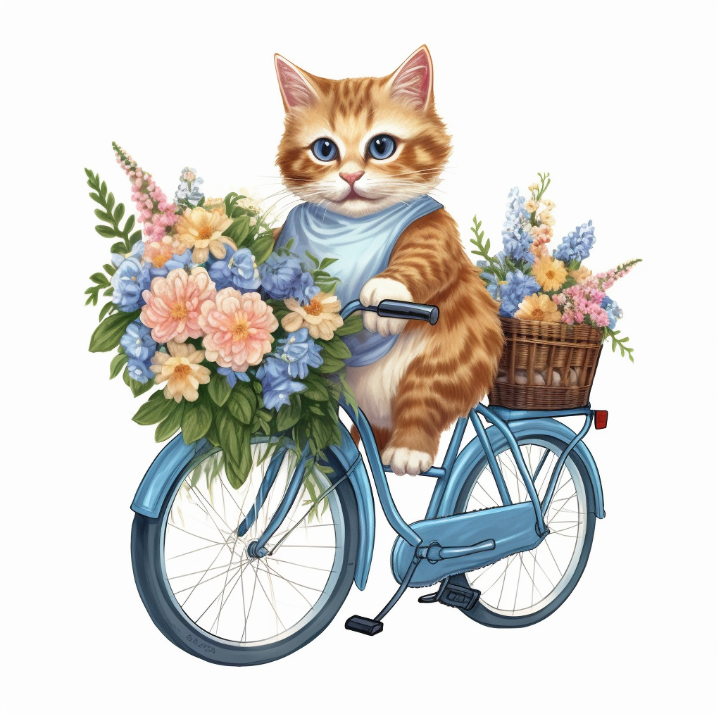 bicycle blue cliparts