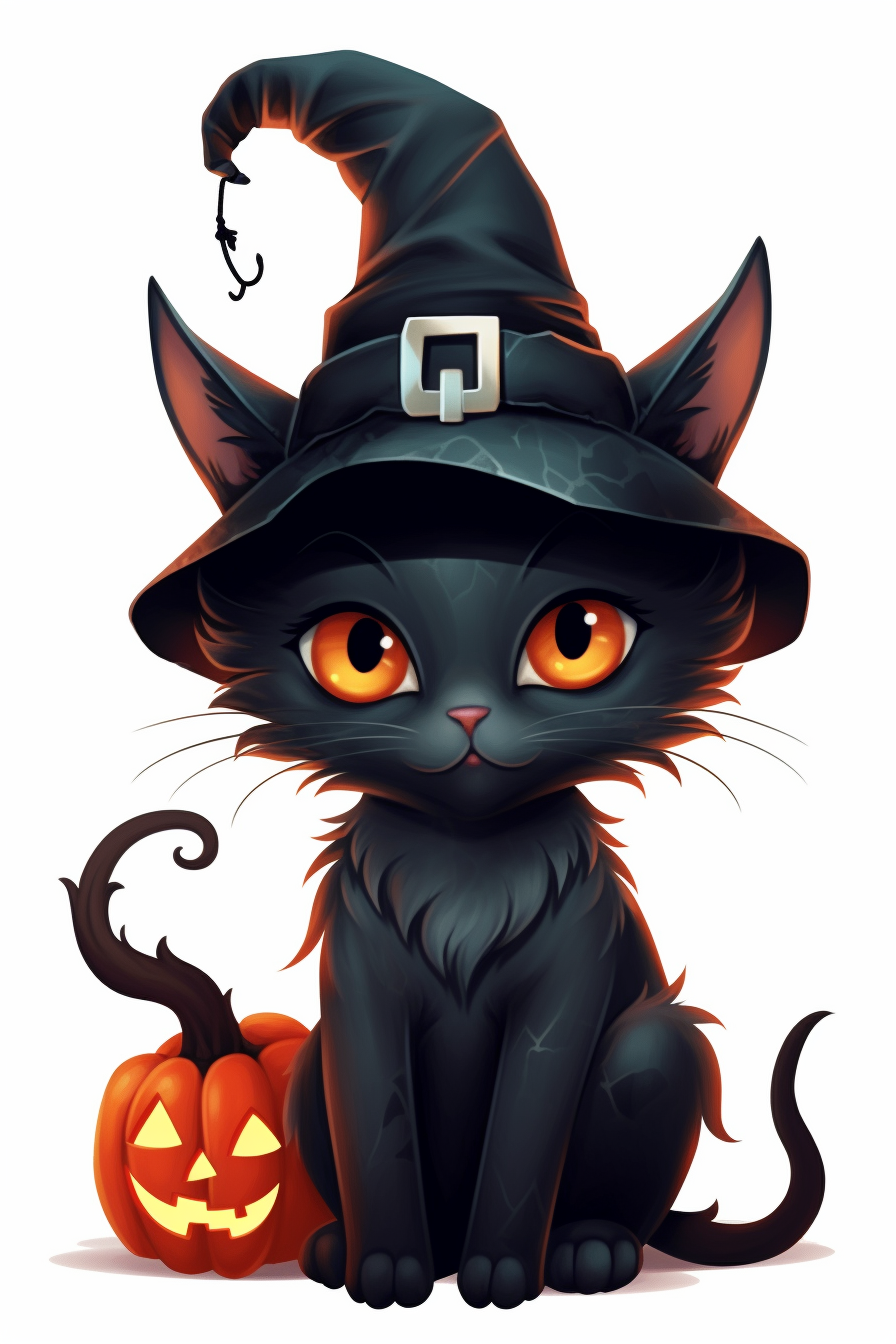 black cat clip art