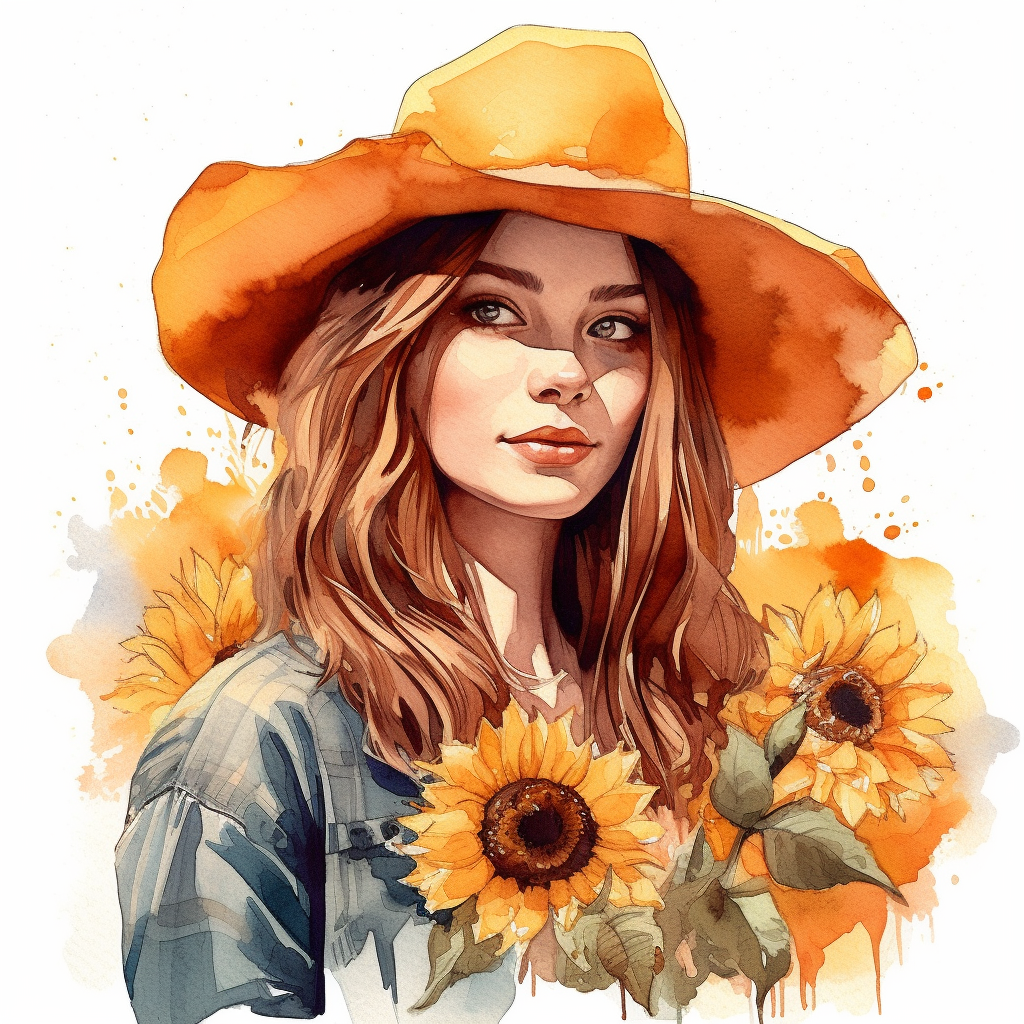 girl cowboy cliparts