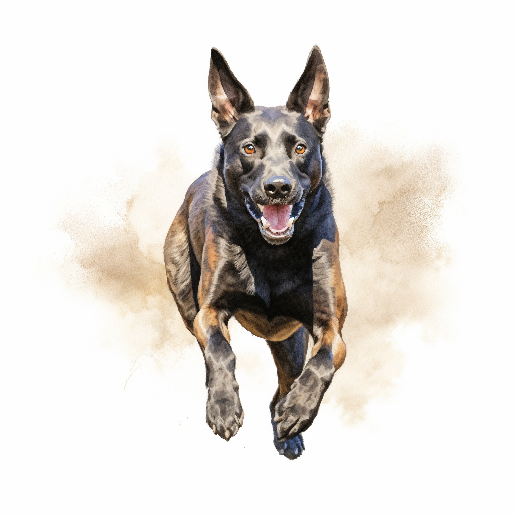 dog black and white clipart