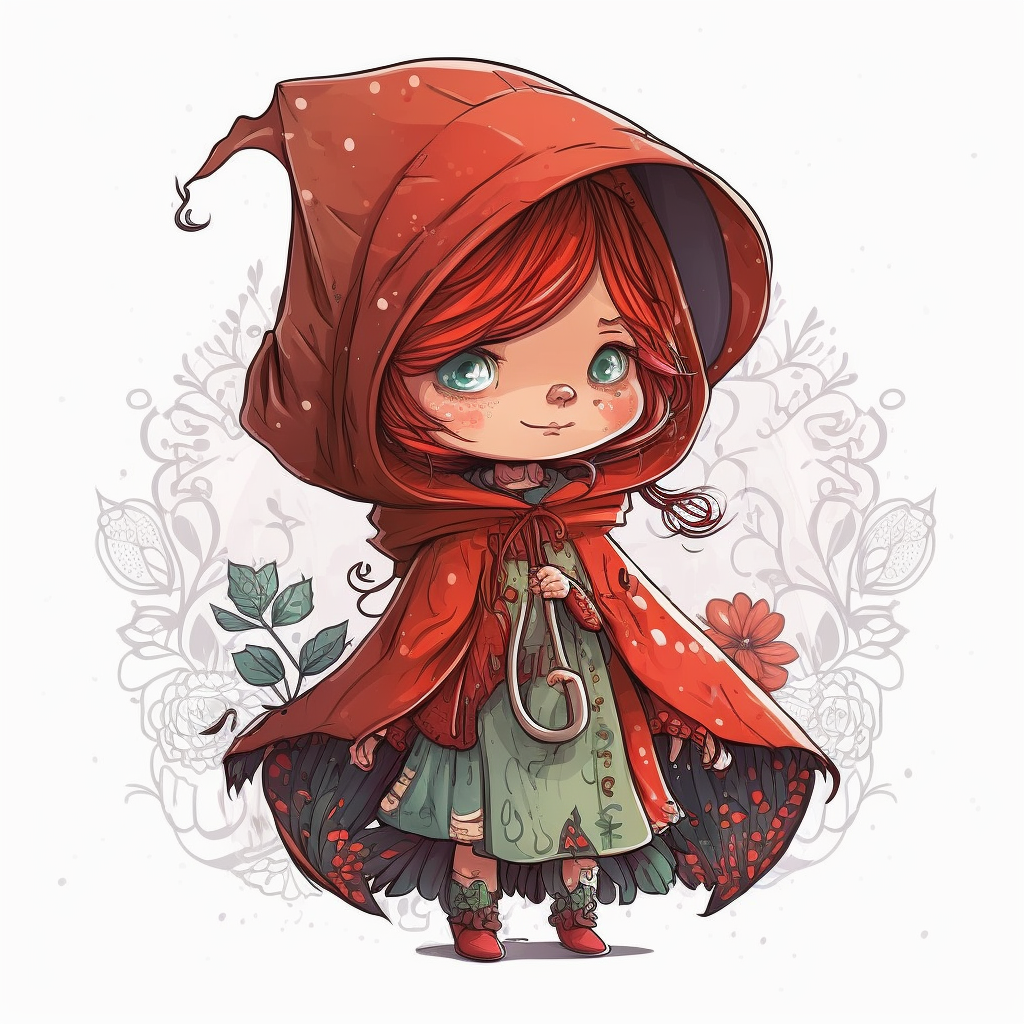 little red riding hood clipart