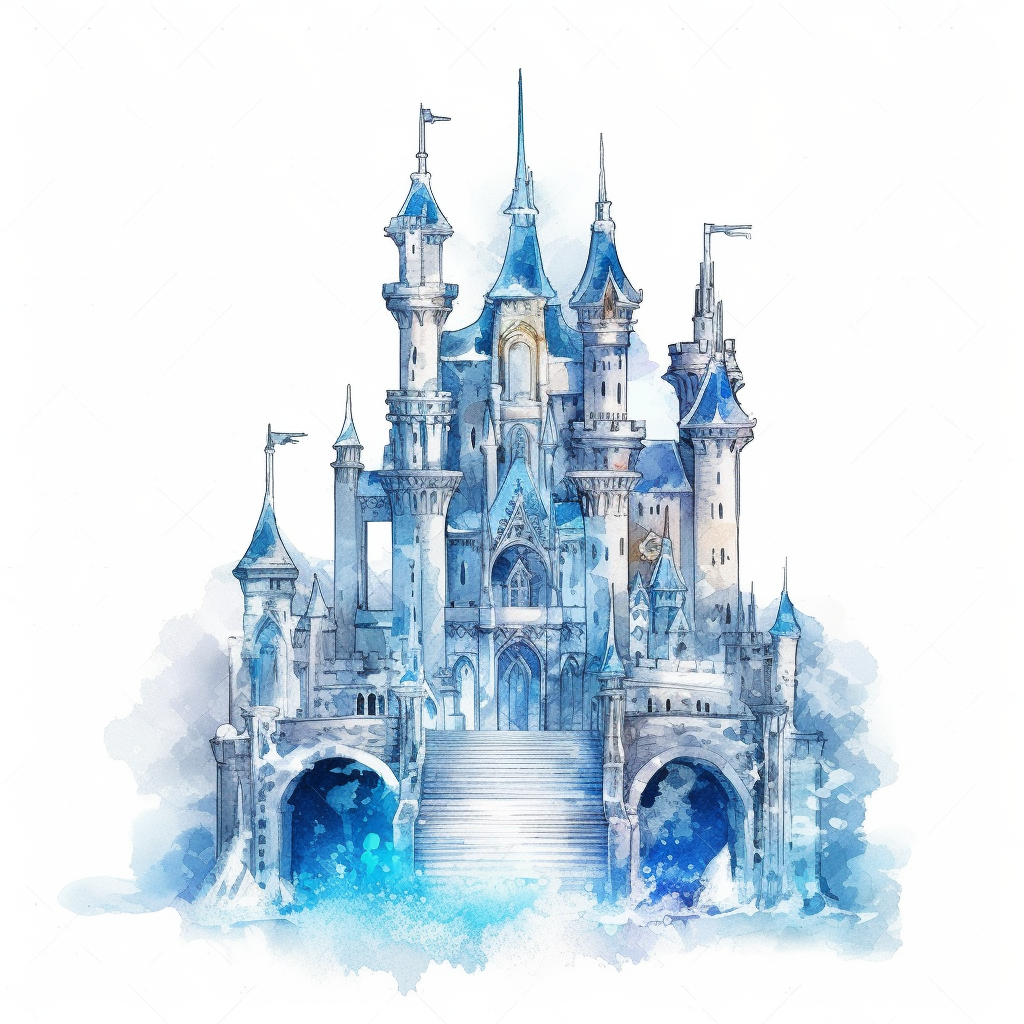 cartoon castle cliparts