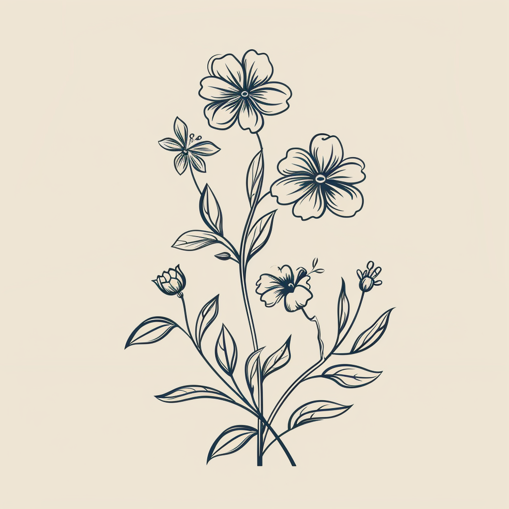 floral branch cliparts