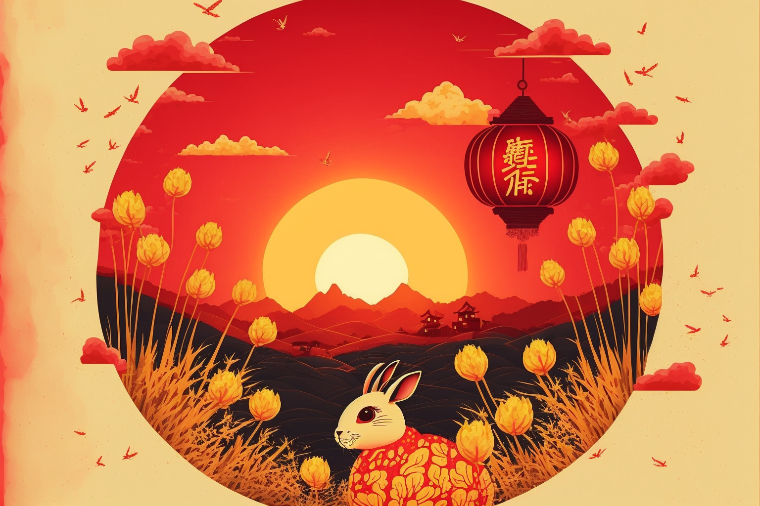 chinese lantern cliparts