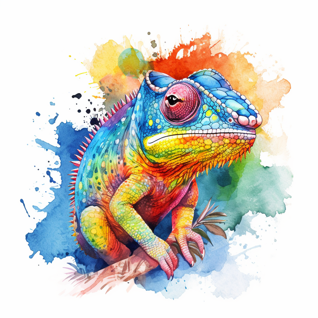 chameleon cliparts