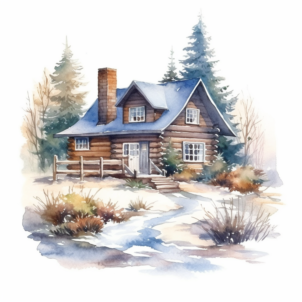 cabin clipart
