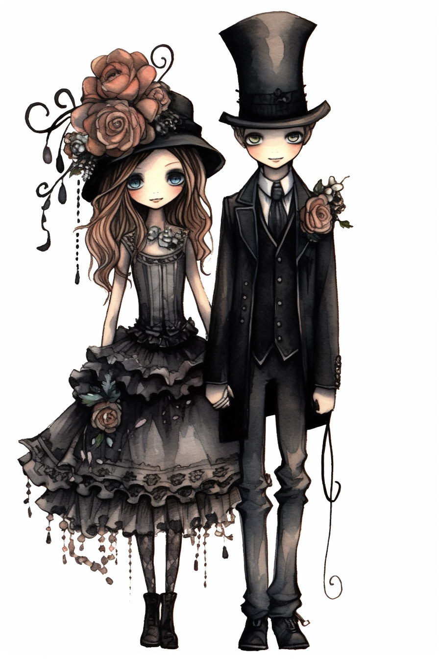 girl wedding cliparts