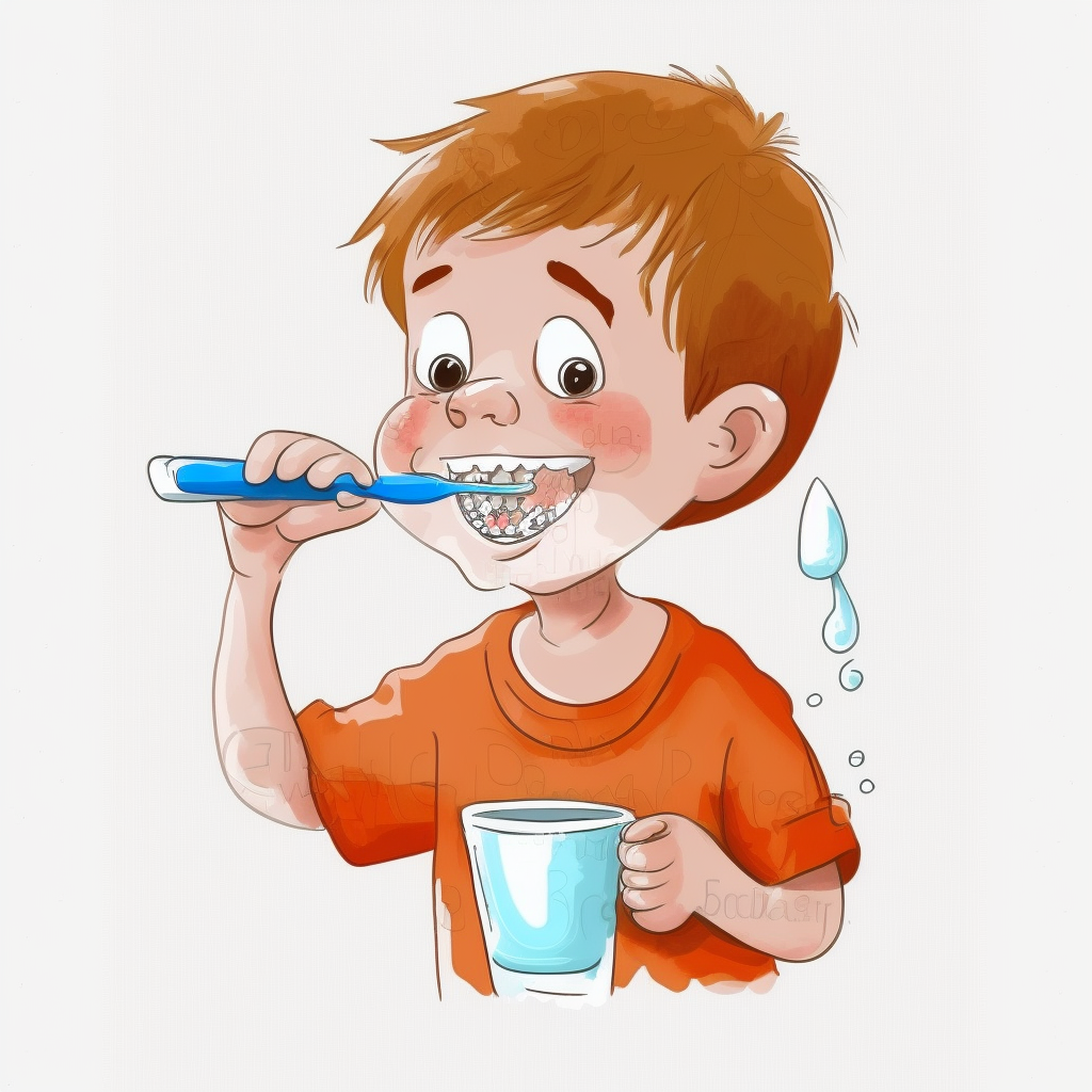 toothpaste and toothbrush drawing - Clip Art Library