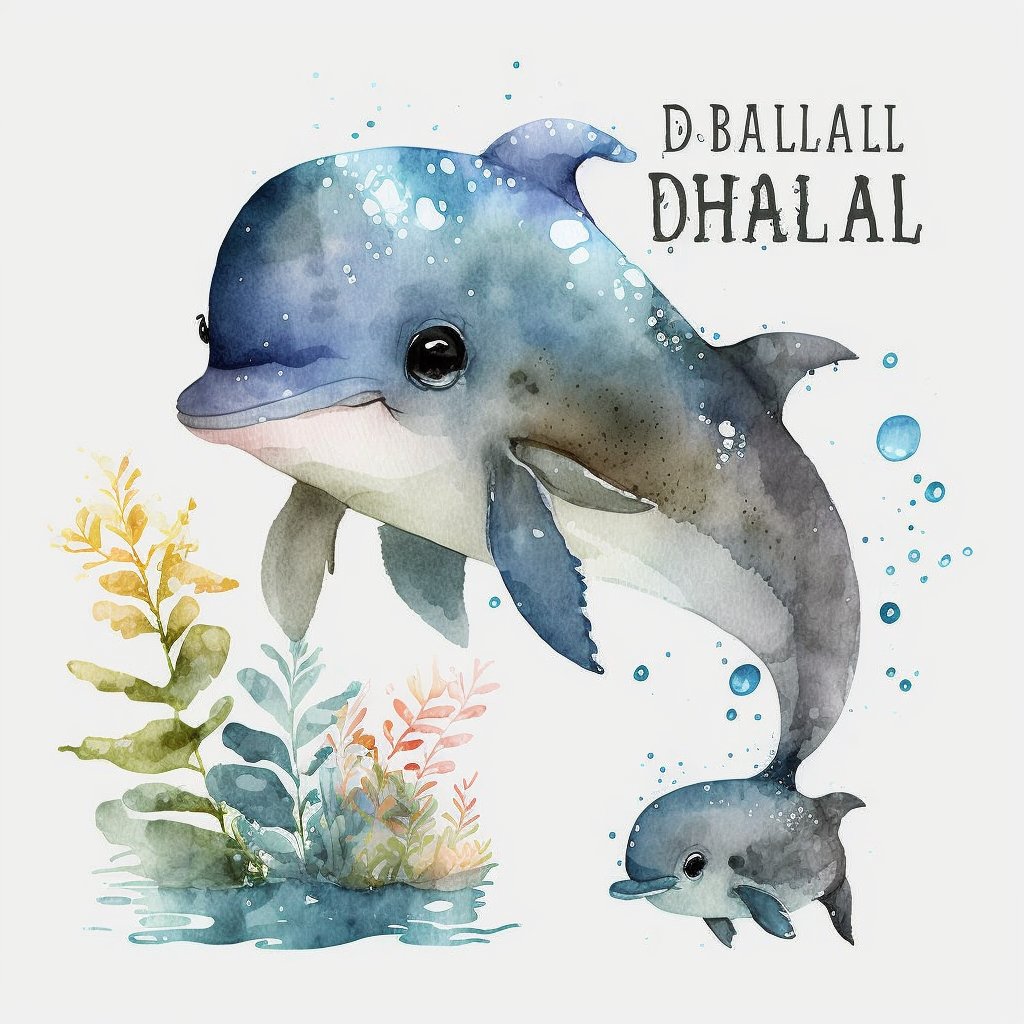 baby dolphin cliparts