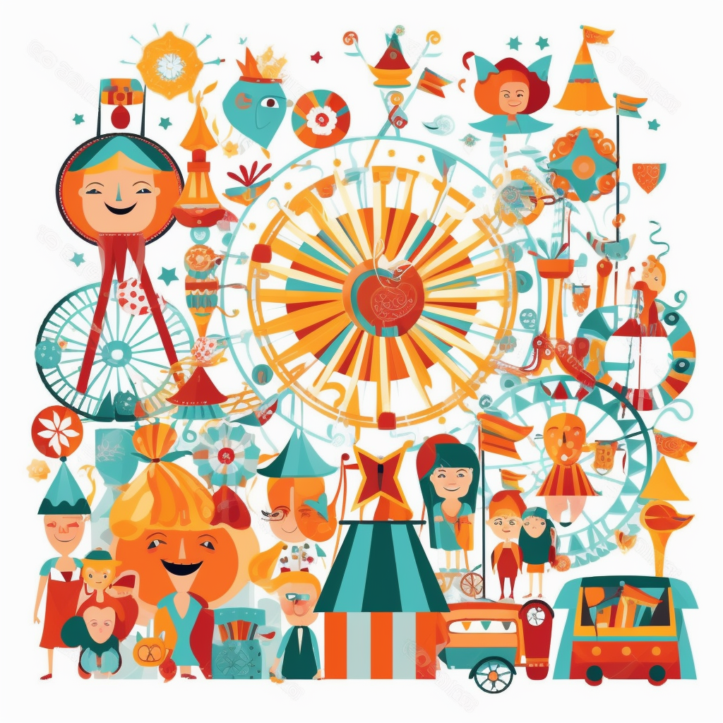 carnival background cliparts