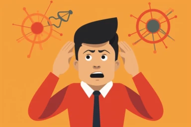 a magnifical clipart image of a person confused