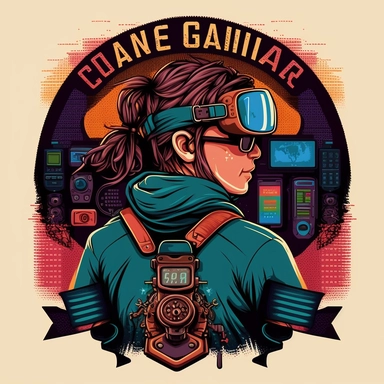 Game Developer, programmer, coding bootcamp, workshop, vr headset, gauges, virtual reality, poster, vector, 2d illustration, clipart, few colors