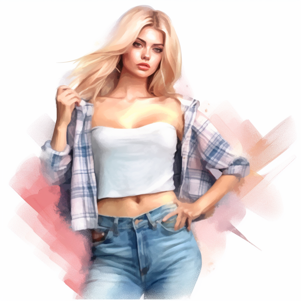 blonde haired cliparts