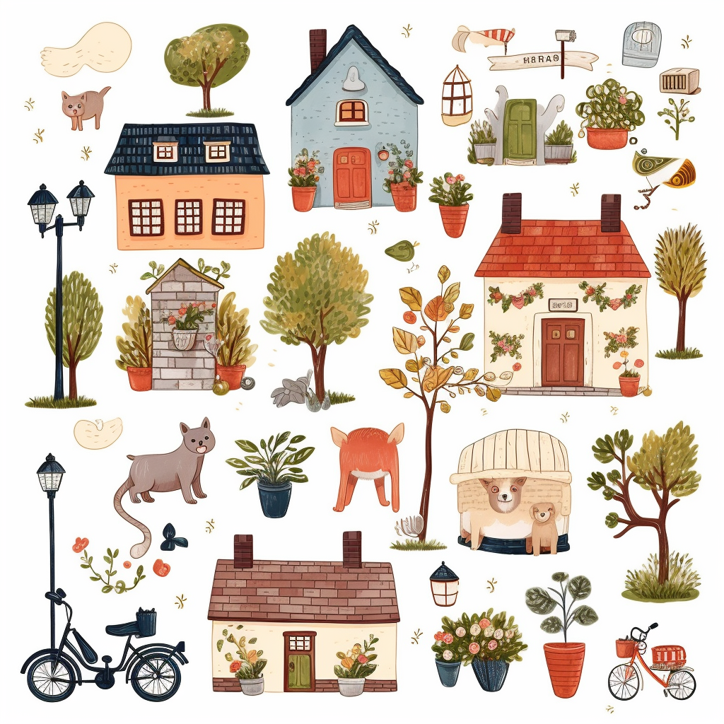 cute lamp cliparts
