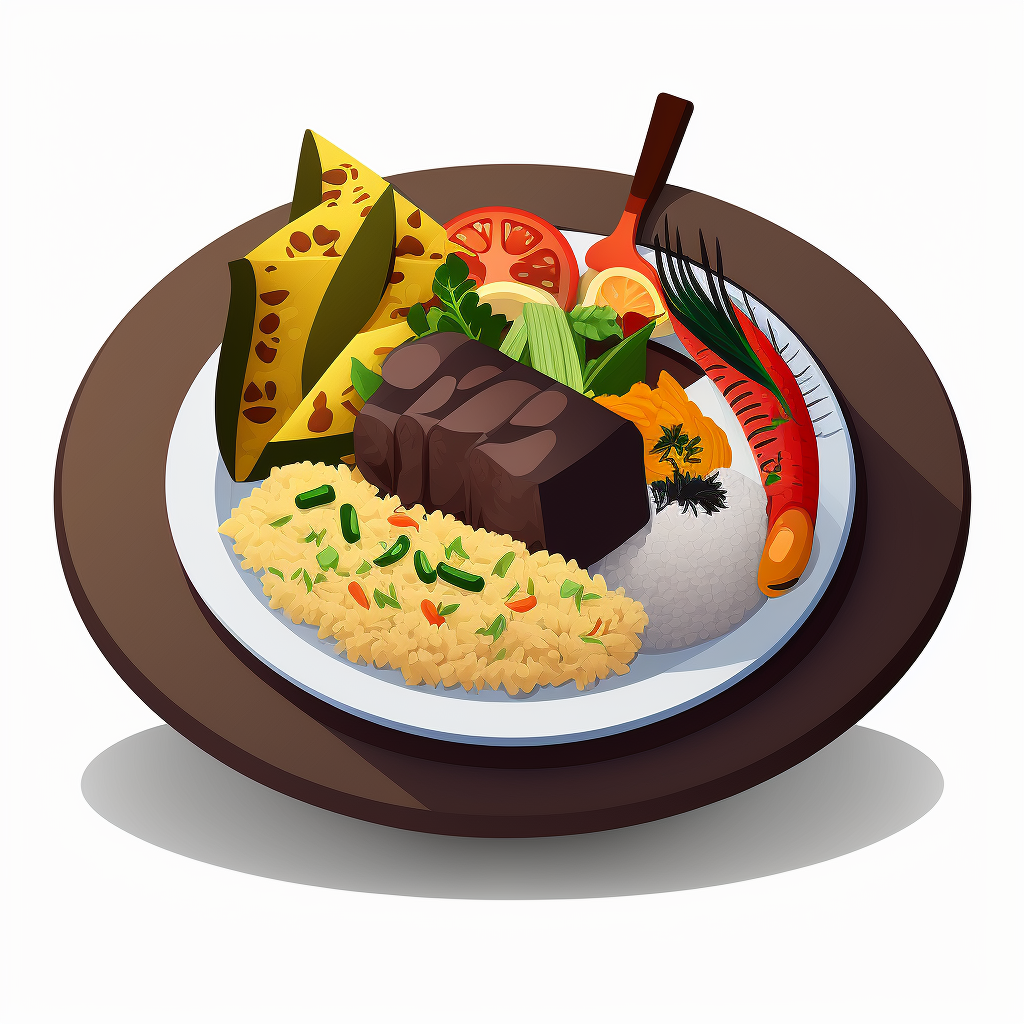 dinner plate clipart