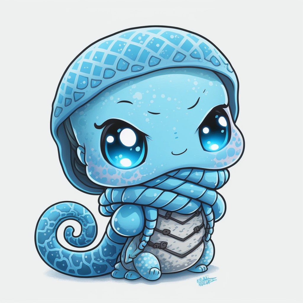 blue snake cliparts