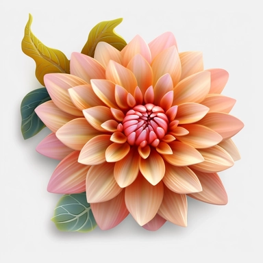 ultra realistic 3d flower clipart