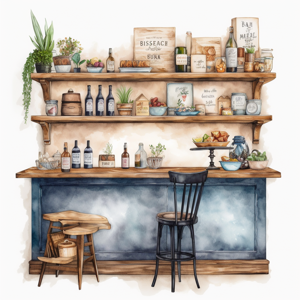 bistro cliparts