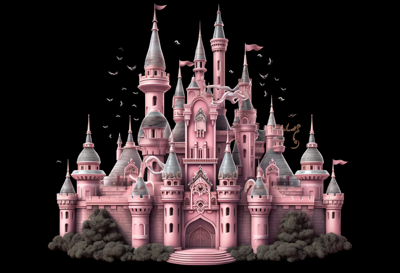 disney castle clipart