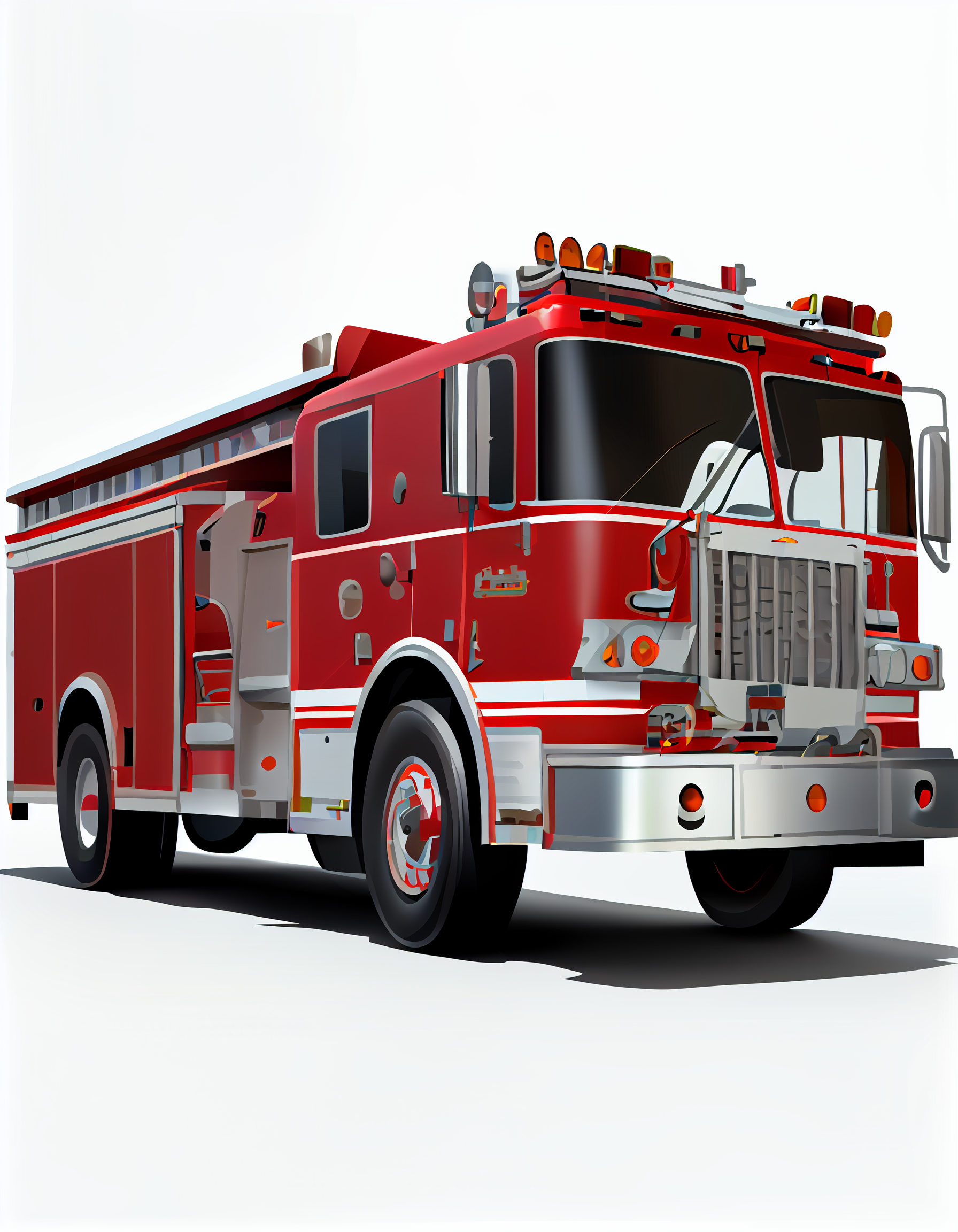 firetruck clipart