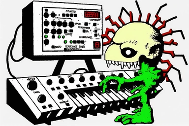 1995 clipart synthesizer mad genius