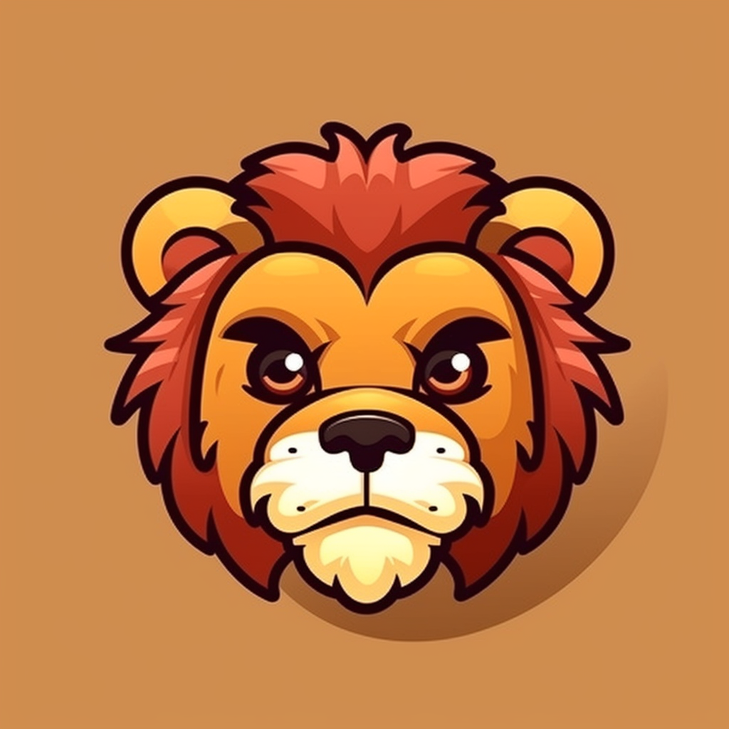 lion mascot clipart