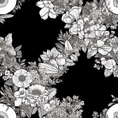 black line art style a flower bouquet wreath clipart png transparent white background one object truly timeless elegance premium luxury ornate photo realistic honestly reality aesthetic consistent quality unique exquisite iridescence individuality array of colors rich treasured throughout the ages refinement symbolizing luxury glamour allure wonders of the nature mother of pearl luminous quality light in a myriad of enchanting colors royal jewelry delicate shimmer pearlescent effect polished sop