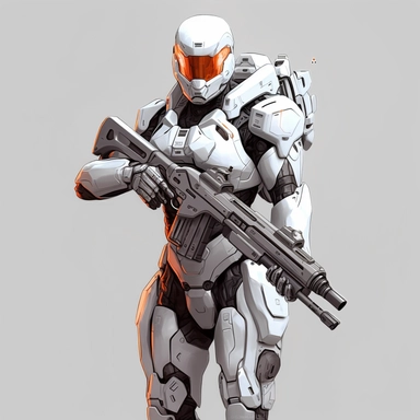 advanced of the future like 2090 combact assault artillary large bore mounted firearms ,clipart , white baground ,mordern armour