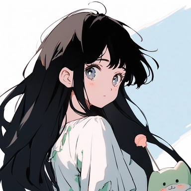 70's anime style, old era retro style, close-up of a girl, 15 years old, long black hair, 37 points bangs, bow hair clip, green V-neck print short sleeve, a lovely white cat on the shoulder, holding a lollipop, sweet, light, Sky background