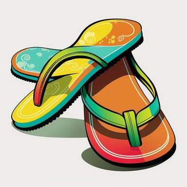 flip flop clip art