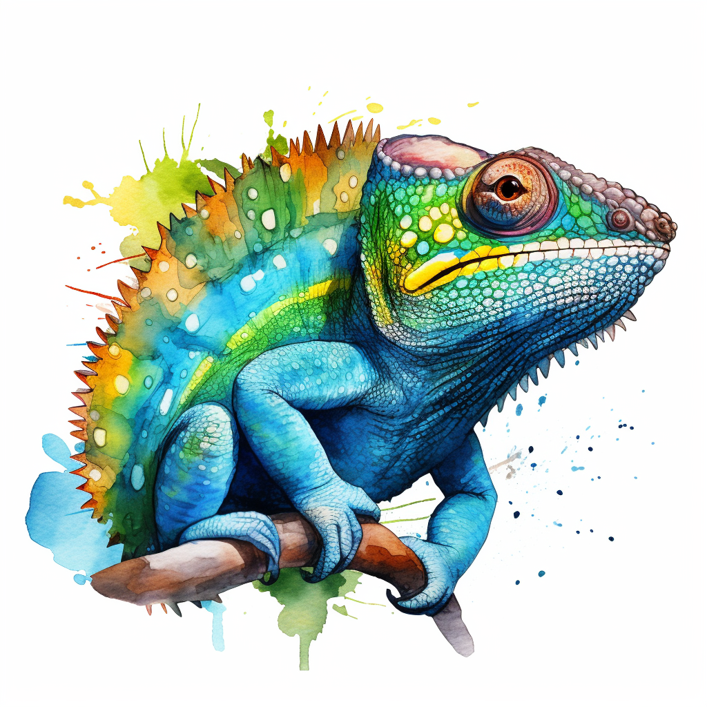 chameleon cliparts