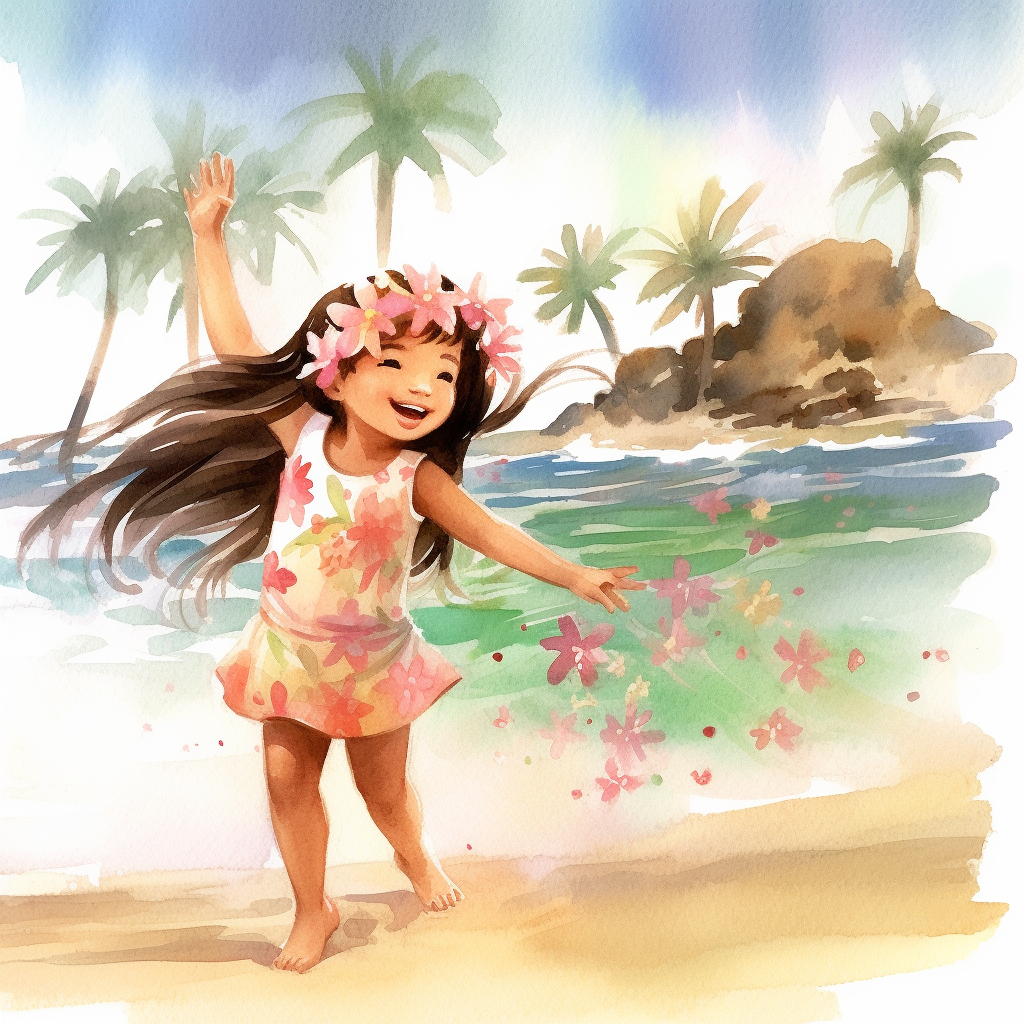 hula girl clipart