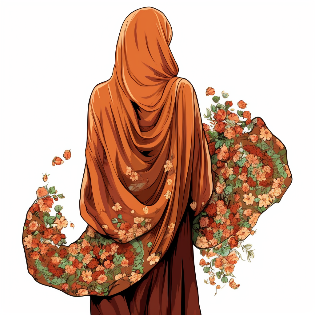 muslim woman cliparts