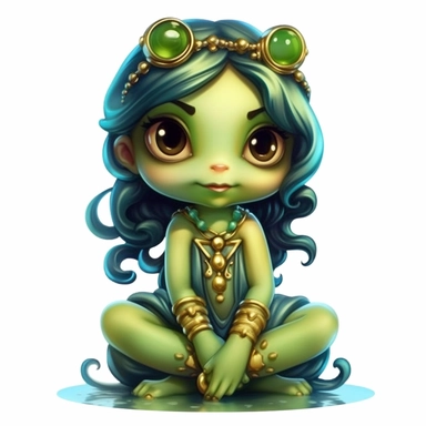 cute frog, clipart, cartoon, in style of jasmine becket-griffith, white background