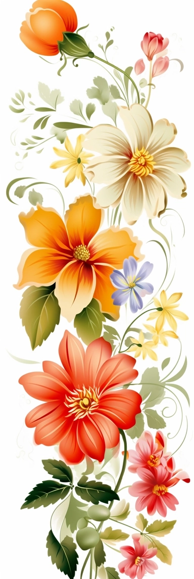 bookmark clipart flowers 8k
