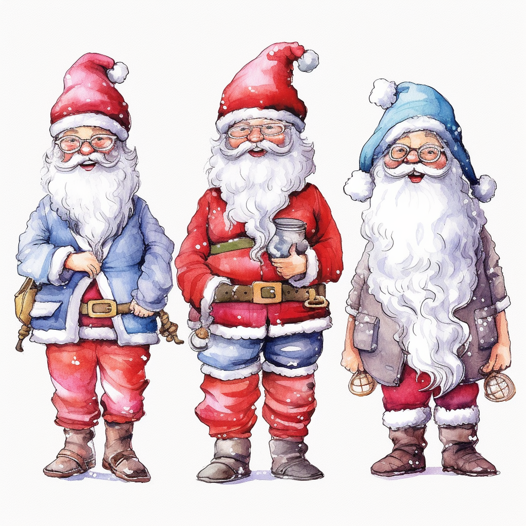 christmas character cliparts