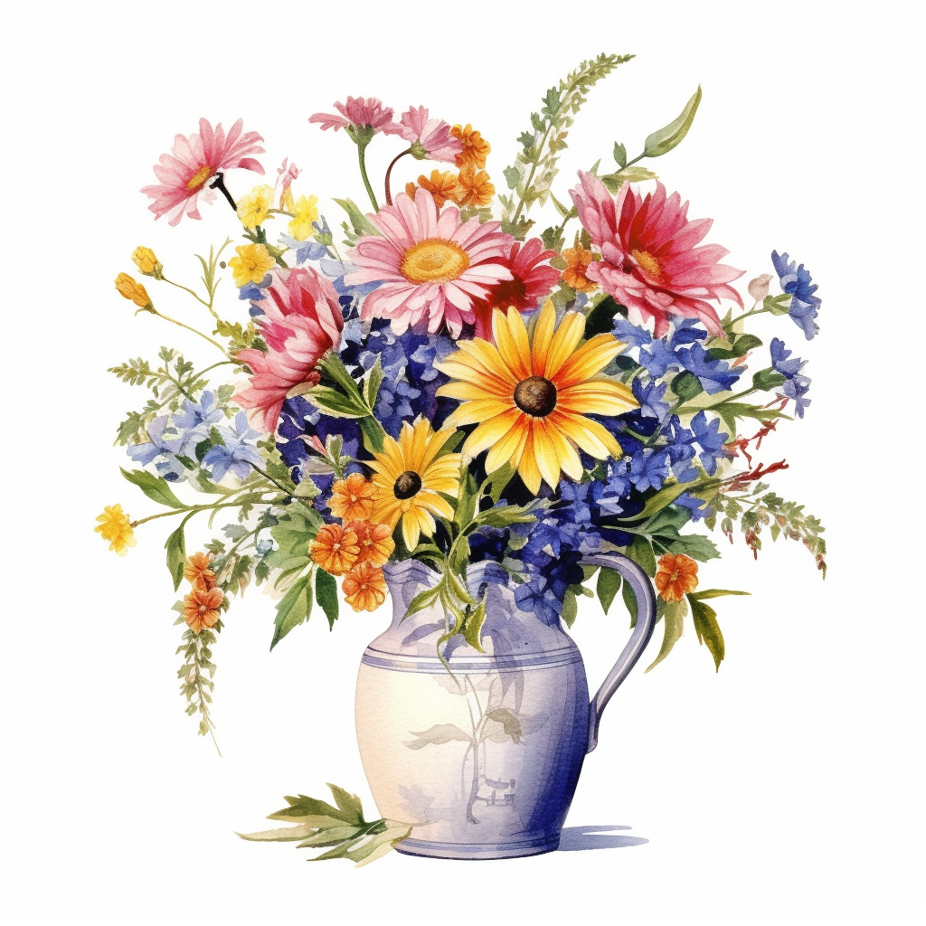 flower vase cliparts