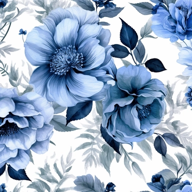 Contemporary collage style floral patterns blue watercolor elegant flowers wedding invitations high quality and elegant clipart of flowers gucci art white background 4