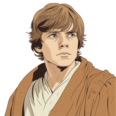 luke skywalker clipart